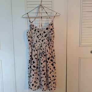 Aqua Cocktail Dress Light pink and Floral